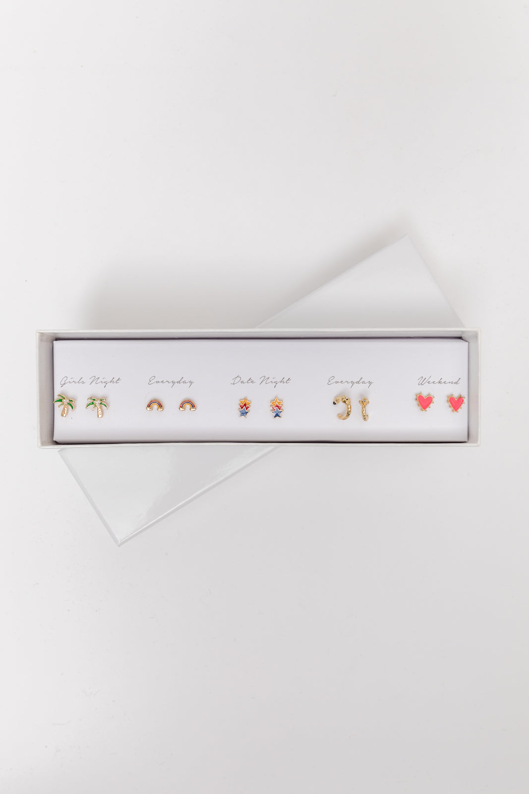 Sunny State Of Mind Box Earring Set - final sale